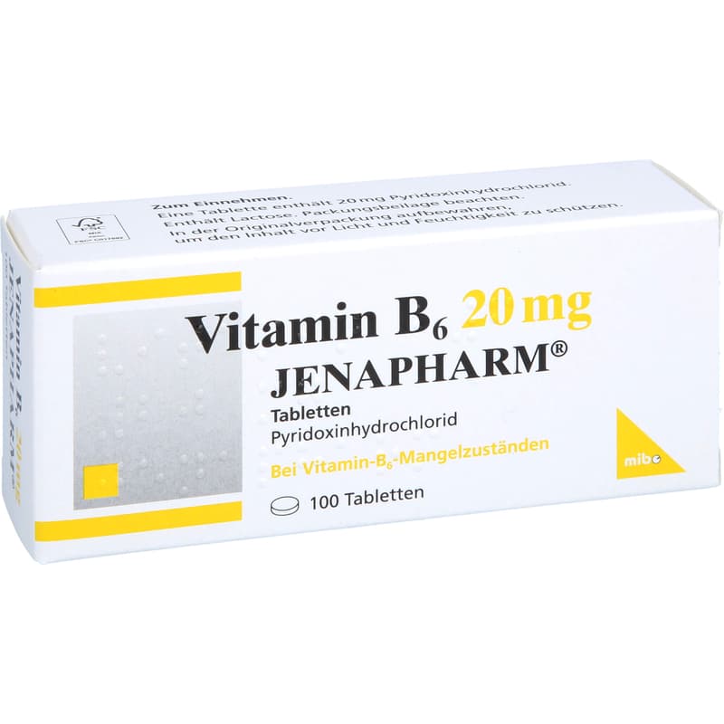 VITAMIN B6 20 mg Jenapharm Tabletten
