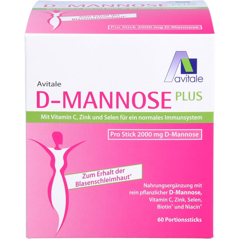 D-MANNOSE PLUS 2000 mg Sticks m.Vit.u.Mineralstof.