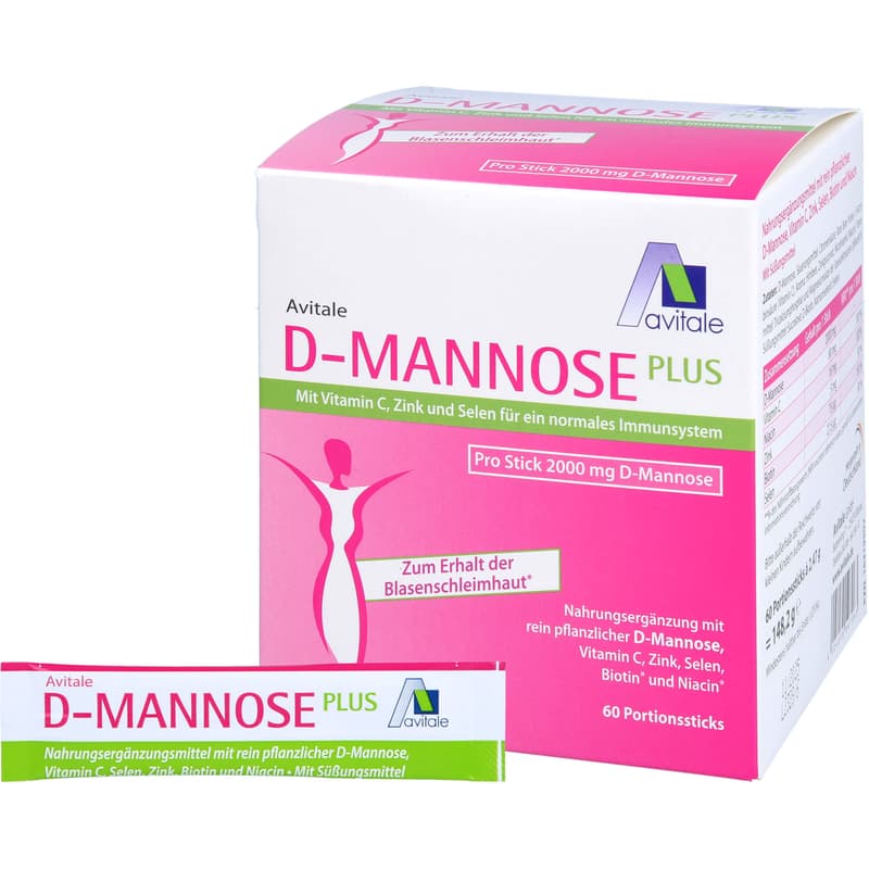 D-MANNOSE PLUS 2000 mg Sticks m.Vit.u.Mineralstof.