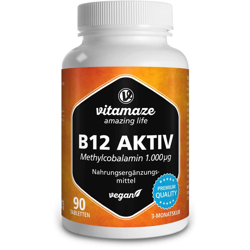B12 AKTIV 1.000 μg vegan Tabletten