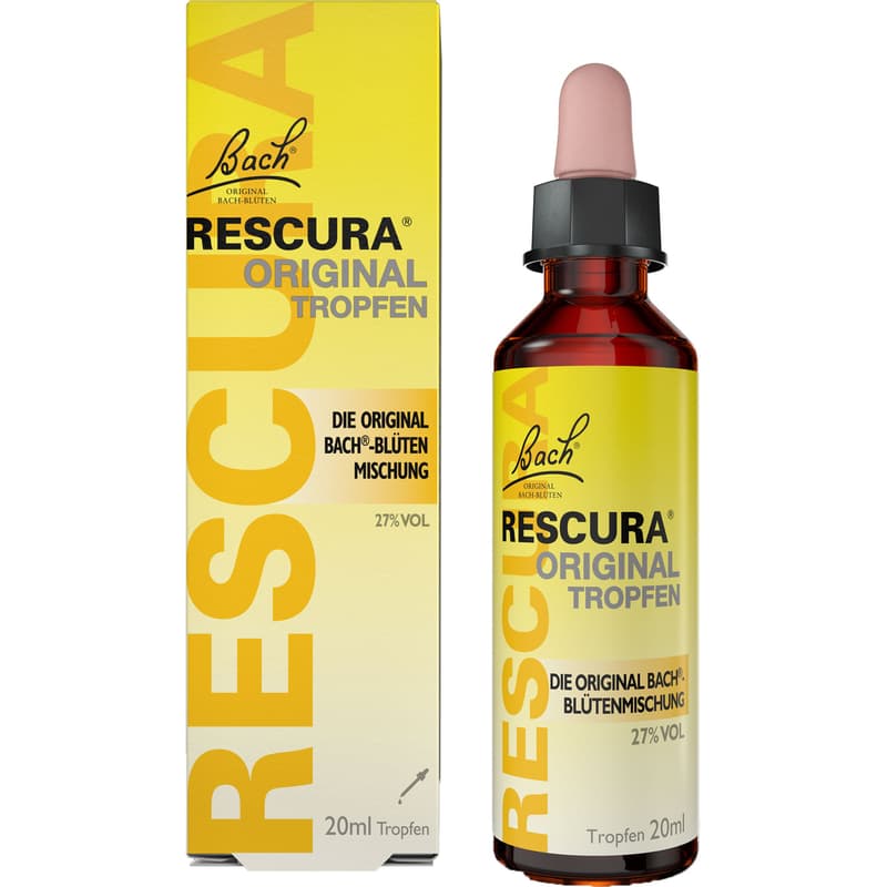 BACHBLÜTEN Original Rescura Tropfen m.Alkohol