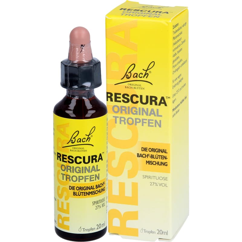 BACHBLÜTEN Original Rescura Tropfen m.Alkohol