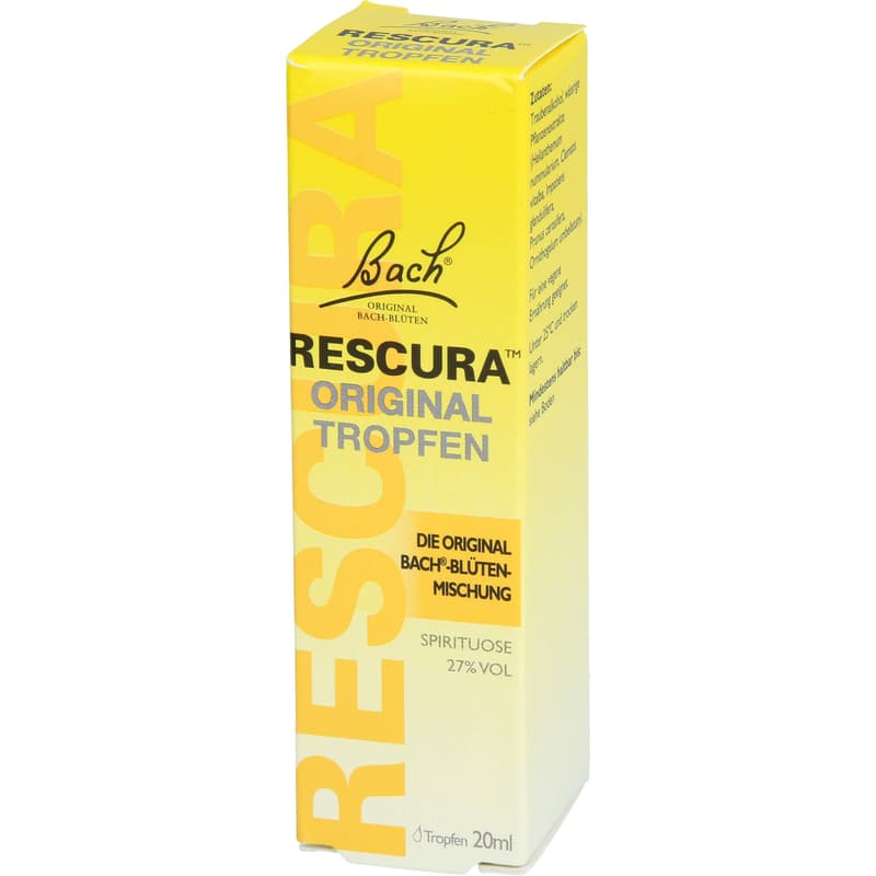 BACHBLÜTEN Original Rescura Tropfen m.Alkohol