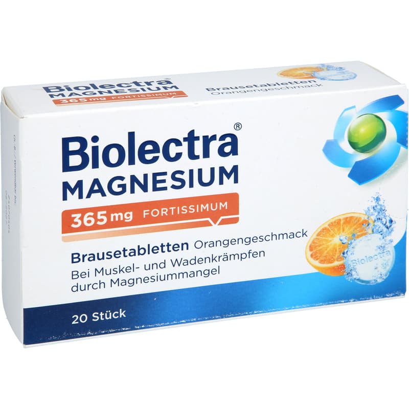 BIOLECTRA Magnesium 365 mg fortissimum Orange