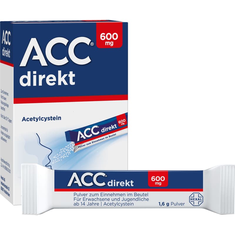 ACC direkt 600 mg Pulver zum Einnehmen im Beutel