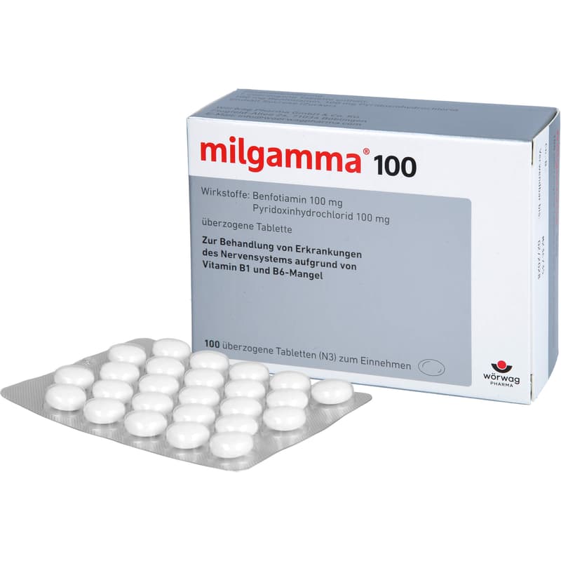 MILGAMMA 100 mg überzogene Tabletten