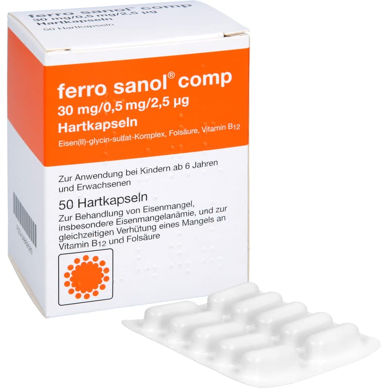 FERRO SANOL comp. Hartkaps.m.msr.überz.Pellets