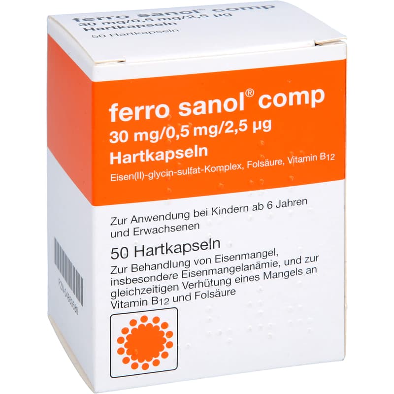 FERRO SANOL comp. Hartkaps.m.msr.überz.Pellets