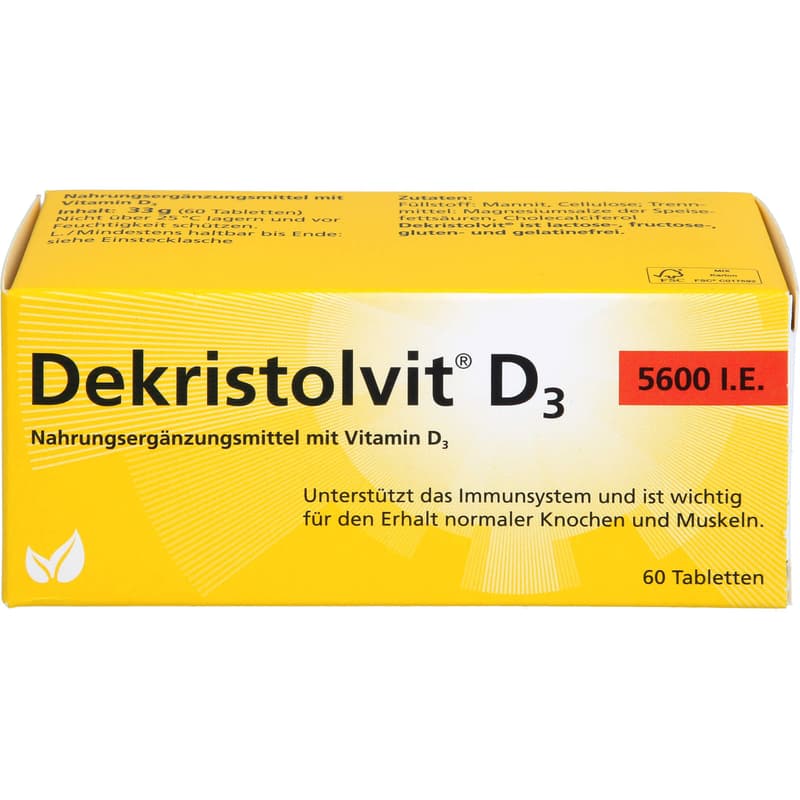 DEKRISTOLVIT D3 5600 I.E. Tabletten