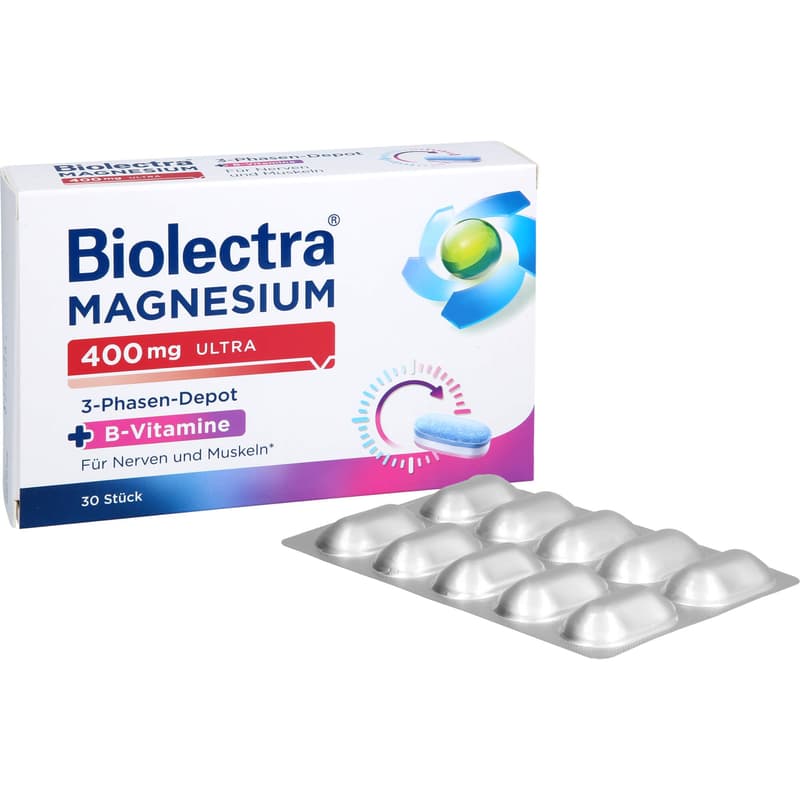 BIOLECTRA Magnesium 400 mg ultra 3-Phasen-Depot