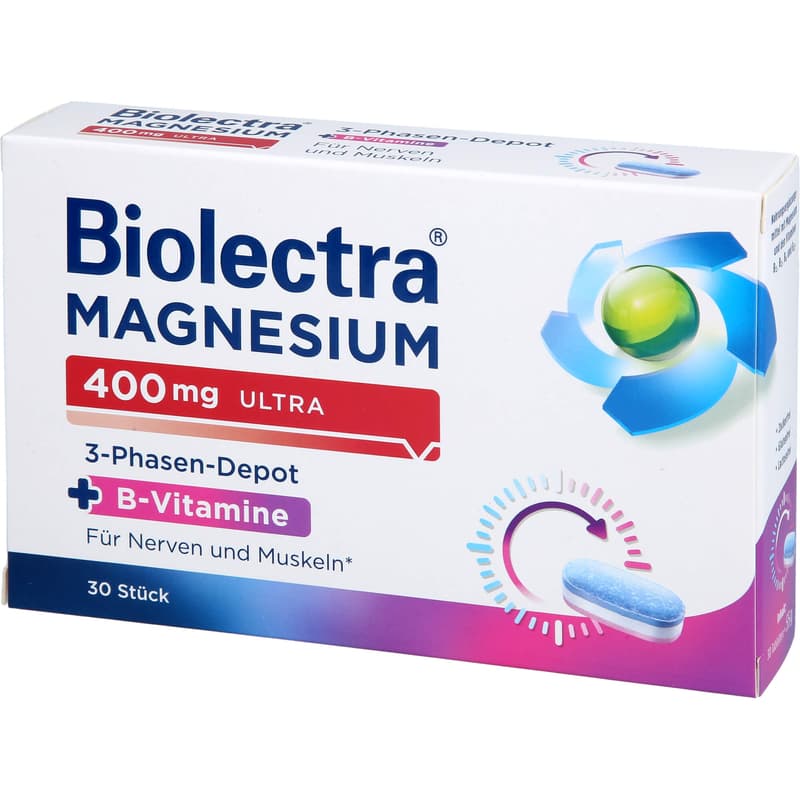 BIOLECTRA Magnesium 400 mg ultra 3-Phasen-Depot