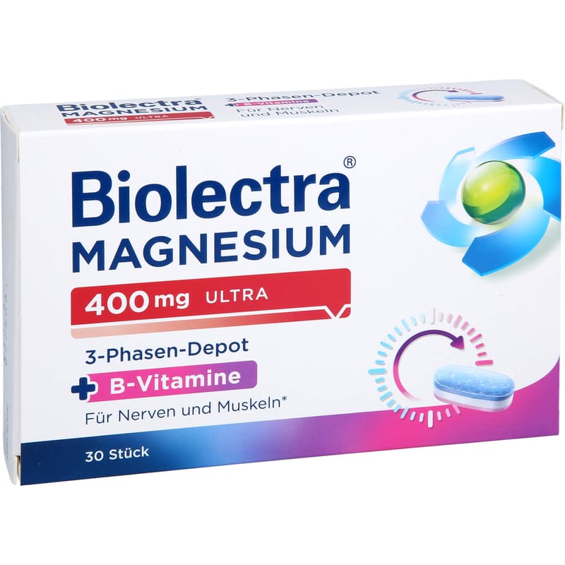 BIOLECTRA Magnesium 400 mg ultra 3-Phasen-Depot