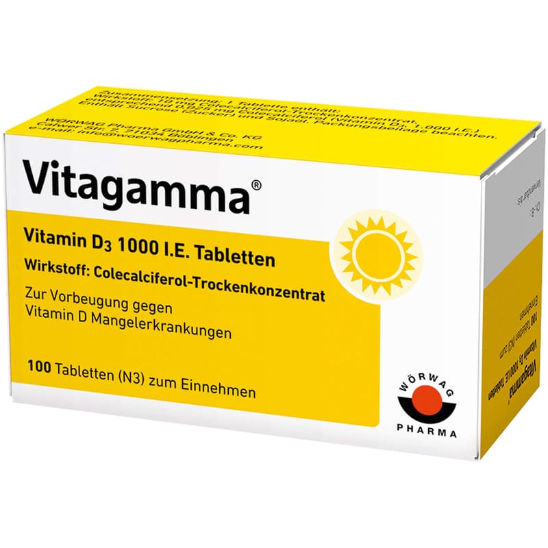 VITAGAMMA Vitamin D3 1.000 I.E. Tabletten