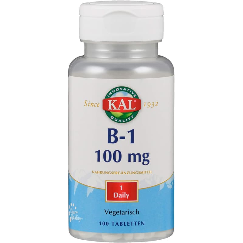 VITAMIN B1 THIAMIN 100 mg KAL Tabletten