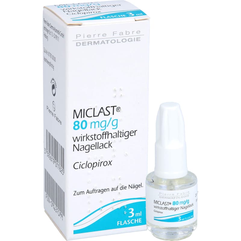 MICLAST 80 mg/g wirkstoffhaltiger Nagellack