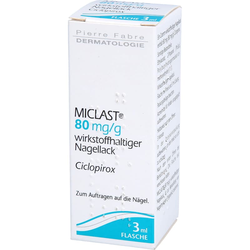 MICLAST 80 mg/g wirkstoffhaltiger Nagellack