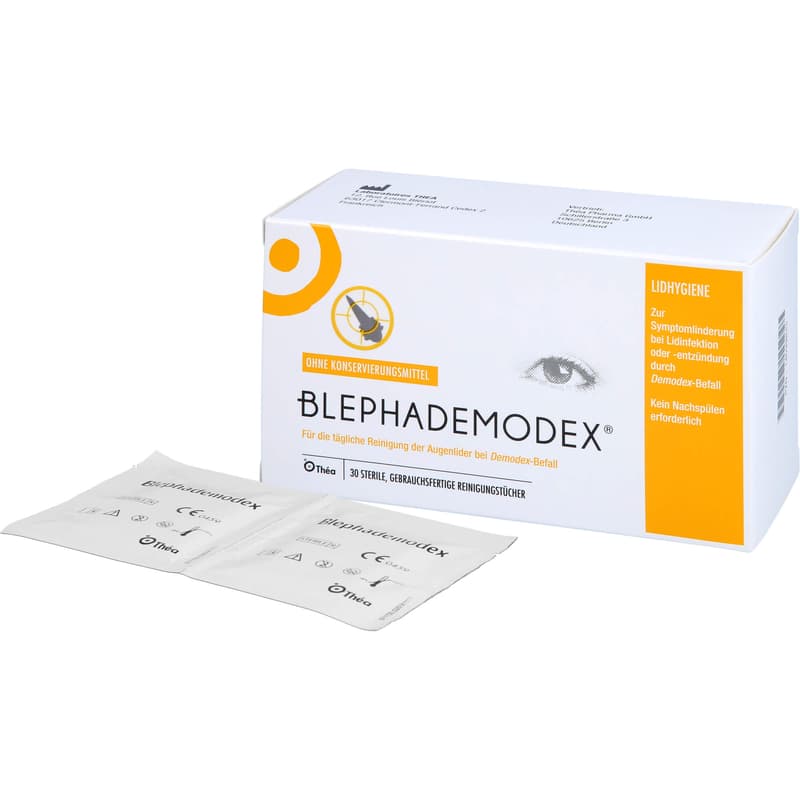 BLEPHADEMODEX sterile Reinigungstücher