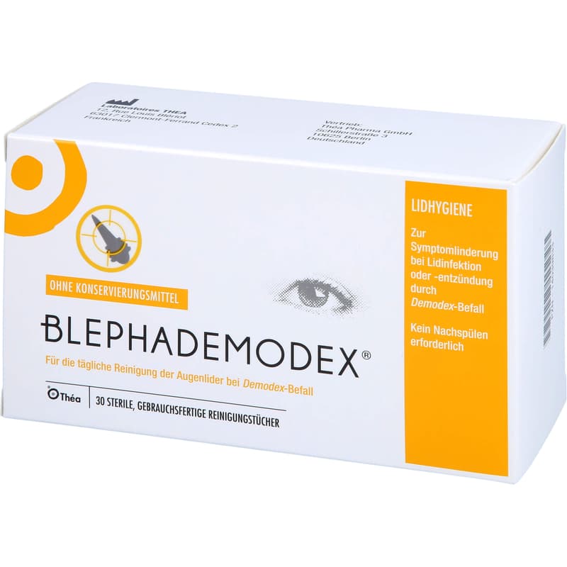 BLEPHADEMODEX sterile Reinigungstücher