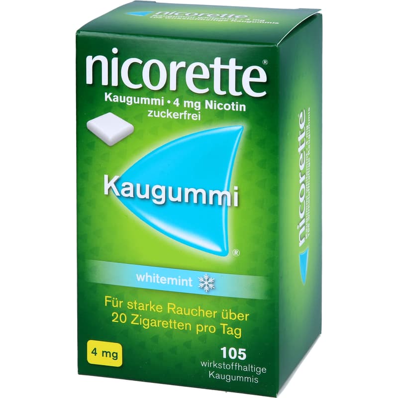NICORETTE Chewing Gum 4 mg whitemint