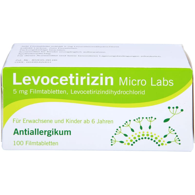 LEVOCETIRIZIN Micro Labs 5 mg Filmtabletten