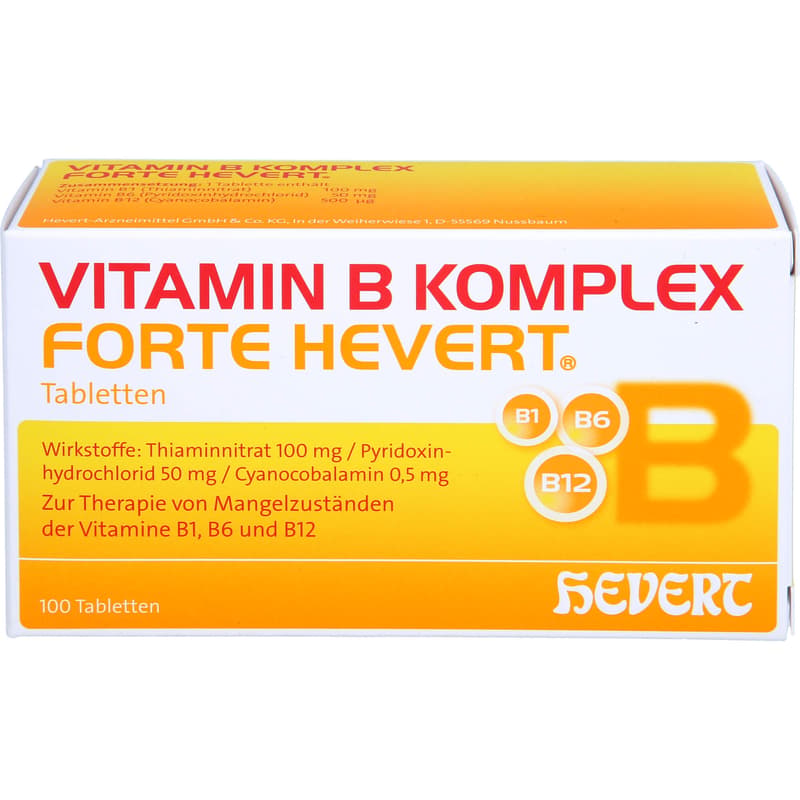 VITAMIN B KOMPLEX forte Hevert Tabletten