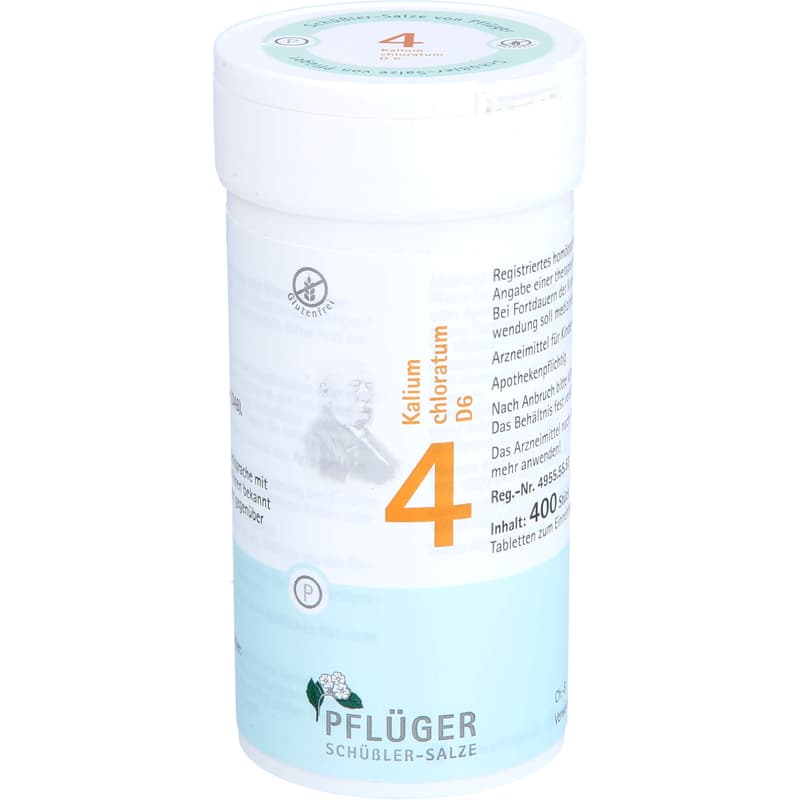BIOCHEMIE Pflüger 4 Kalium chloratum D 6 Tabletten