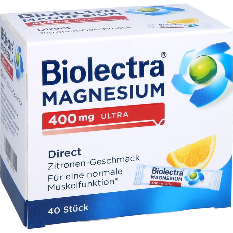 BIOLECTRA Magnesium 400 mg ultra Direct Zitrone