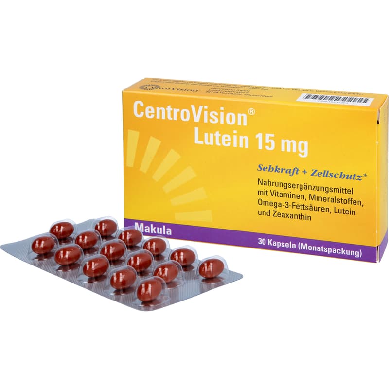 CENTROVISION Lutein 15 mg Kapseln