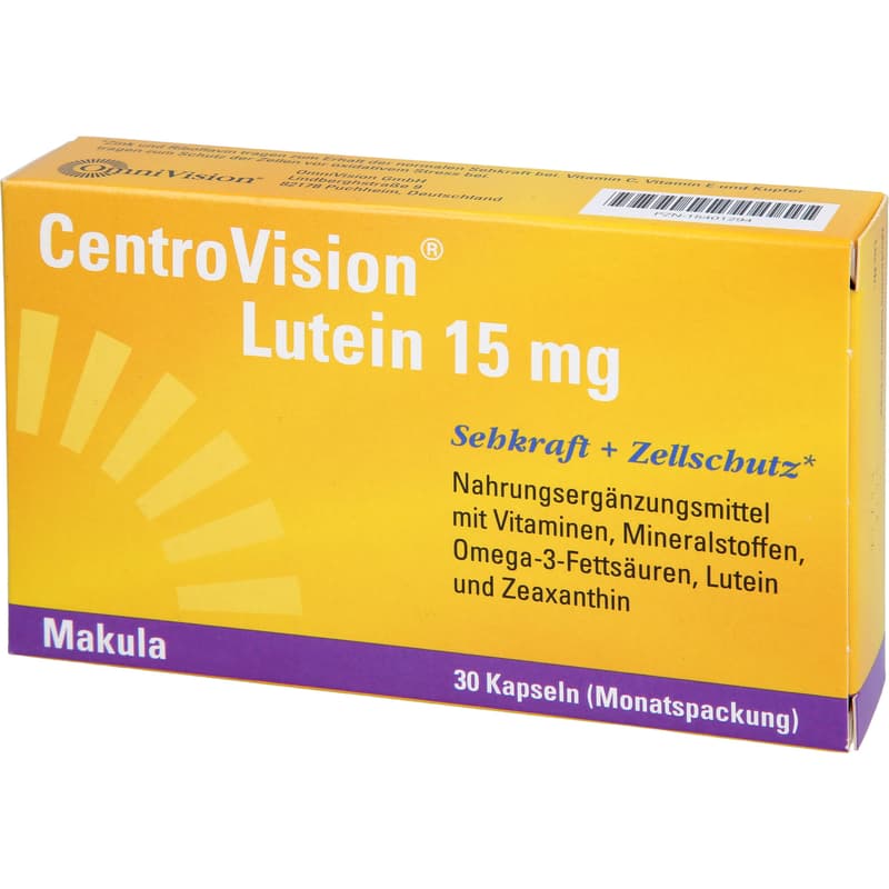 CENTROVISION Lutein 15 mg Kapseln