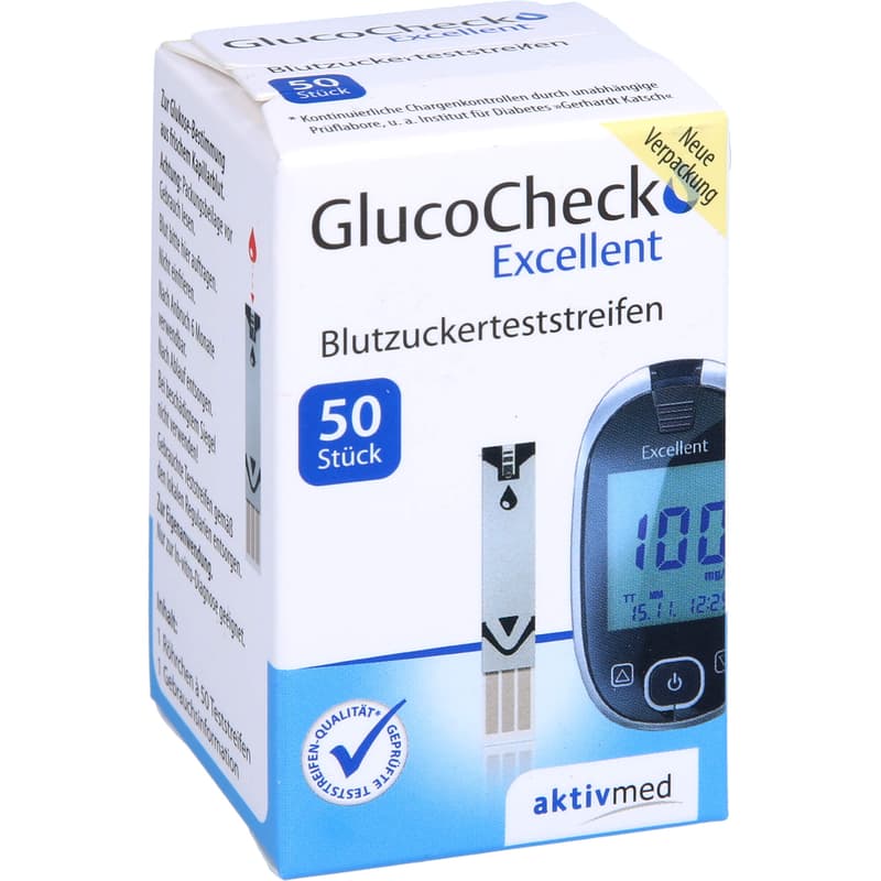 GLUCOCHECK Excellent Teststreifen