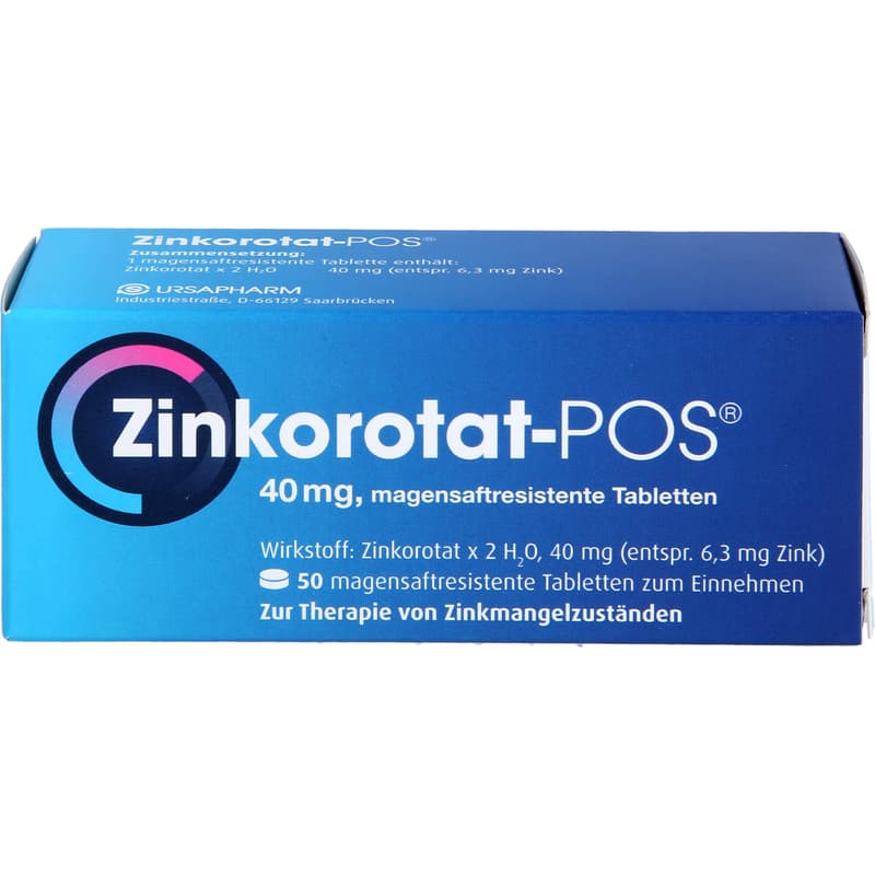 ZINKOROTAT POS magensaftresistente Tabletten