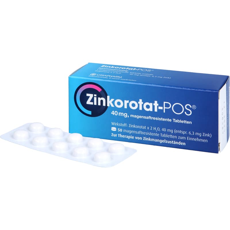 ZINKOROTAT POS magensaftresistente Tabletten