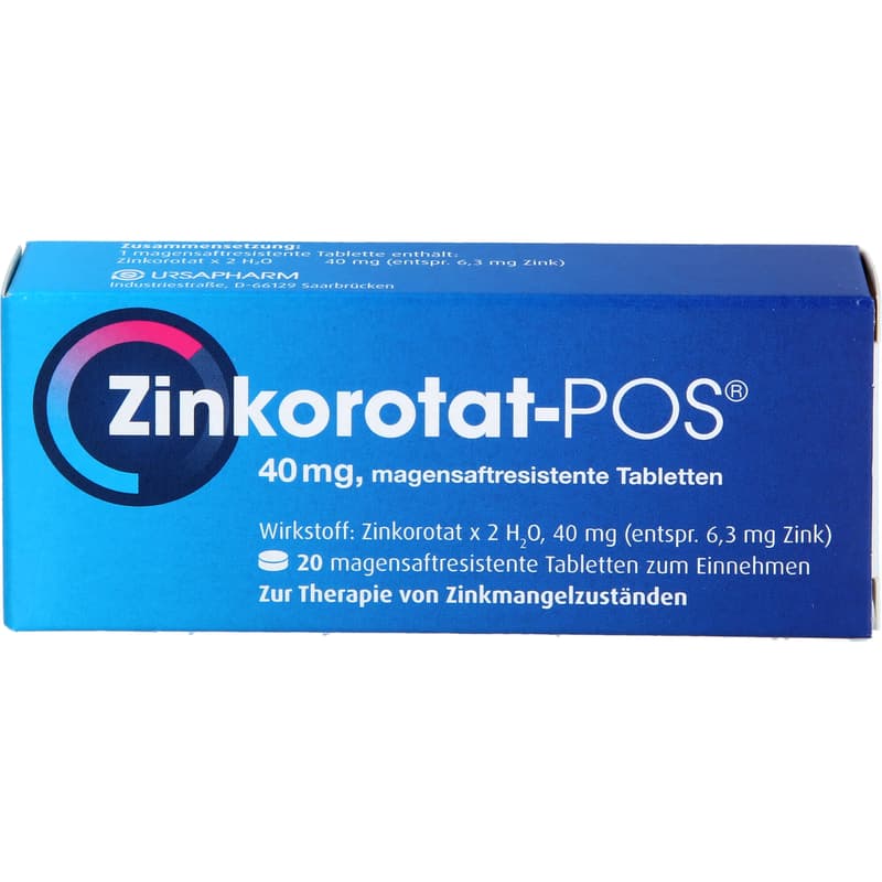 ZINKOROTAT POS magensaftresistente Tabletten
