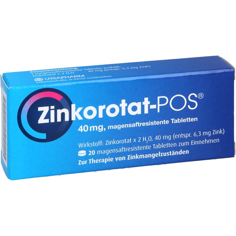 ZINKOROTAT POS magensaftresistente Tabletten