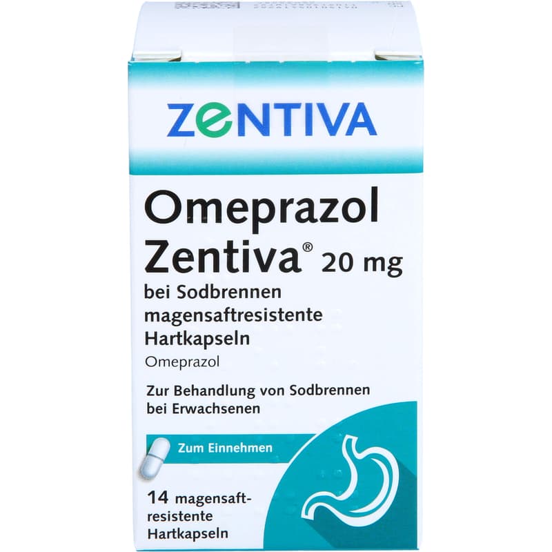 OMEPRAZOL Zentiva 20 mg for heartburn