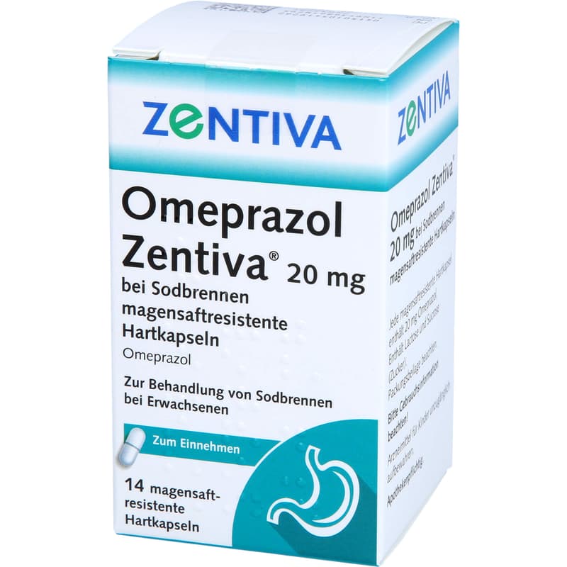 OMEPRAZOL Zentiva 20 mg for heartburn