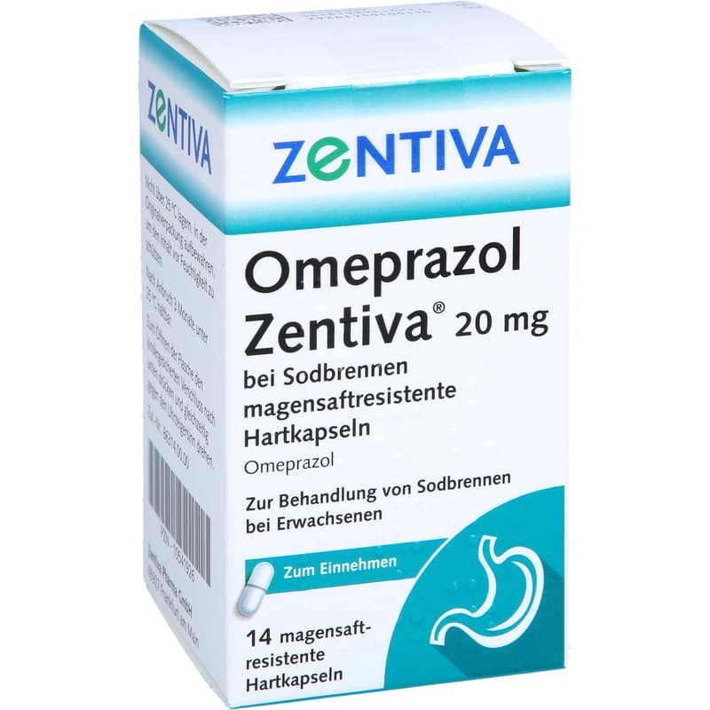 OMEPRAZOL Zentiva 20 mg for heartburn