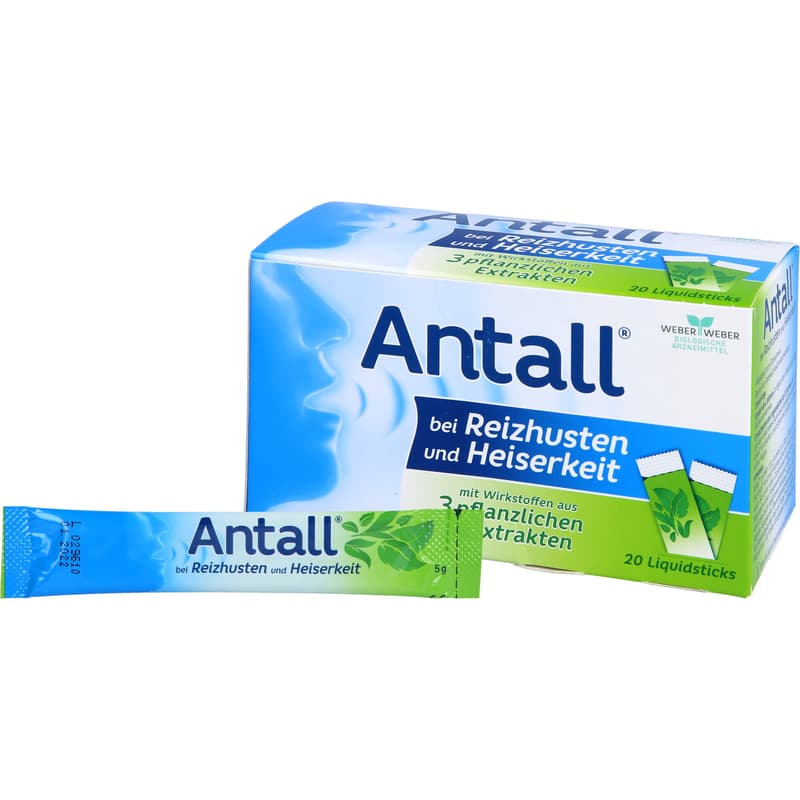 ANTALL bei Reizhusten und Heiserkeit Liquid Sticks