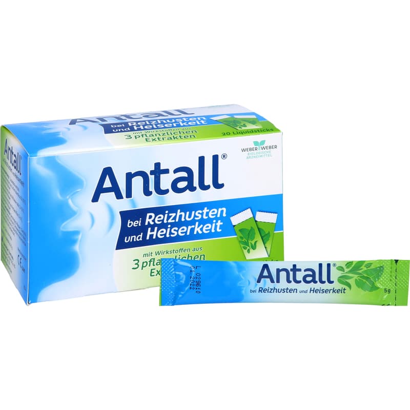 ANTALL bei Reizhusten und Heiserkeit Liquid Sticks