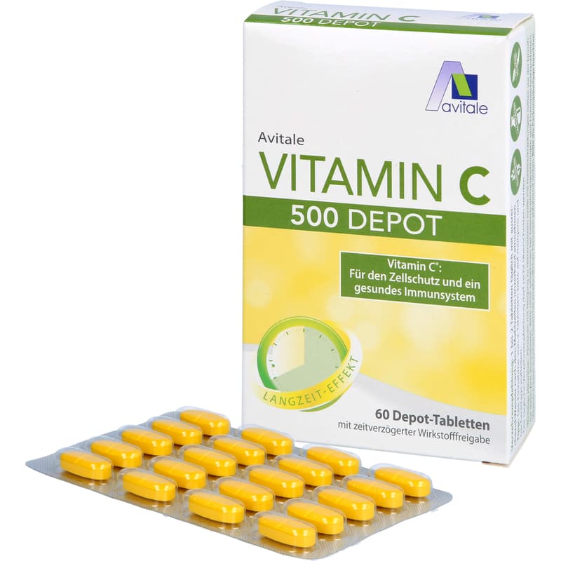 VITAMIN C 500 mg Depot Tabletten