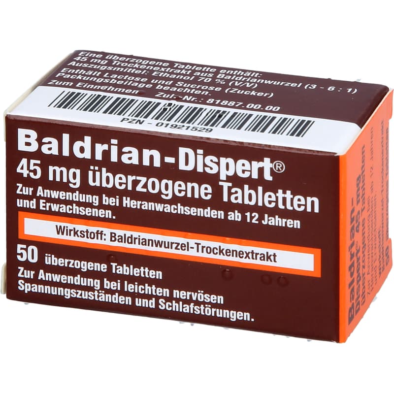 BALDRIAN DISPERT 45 mg überzogene Tabletten