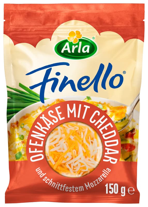Arla Finello Oven Cheese, Grated