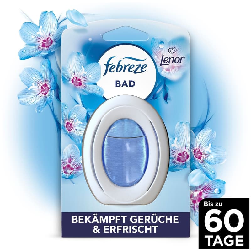Febreze Aprilfrisch Bad Lufterfrischer, Kontinuierliche Geruchsbekämpfung und -verhinderung