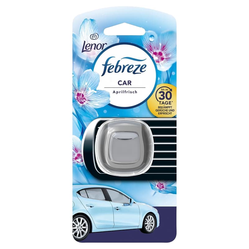 Febreze Lenor Aprilfrisch Auto Lufterfrischer Clip-Nachfüller