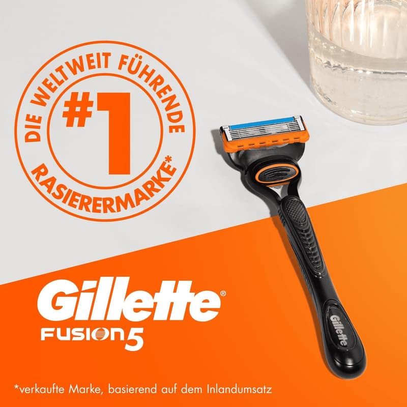 Gillette Fusion5 Rasierer für Männer, Gillette Rasierer, Ersatzklinge
