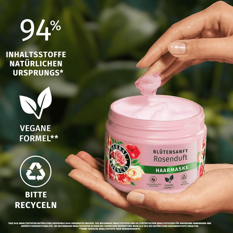 Herbal Essences Blütensanft Haarmaske mit Rosenduft