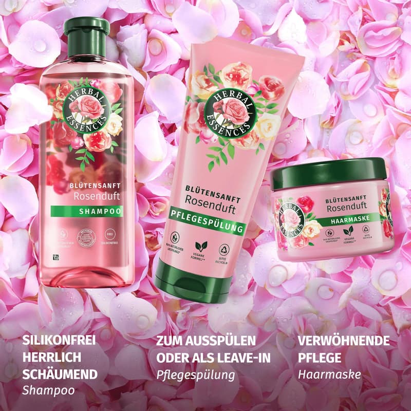 Herbal Essences Blossom Gentle Shampoo with Rose Scent