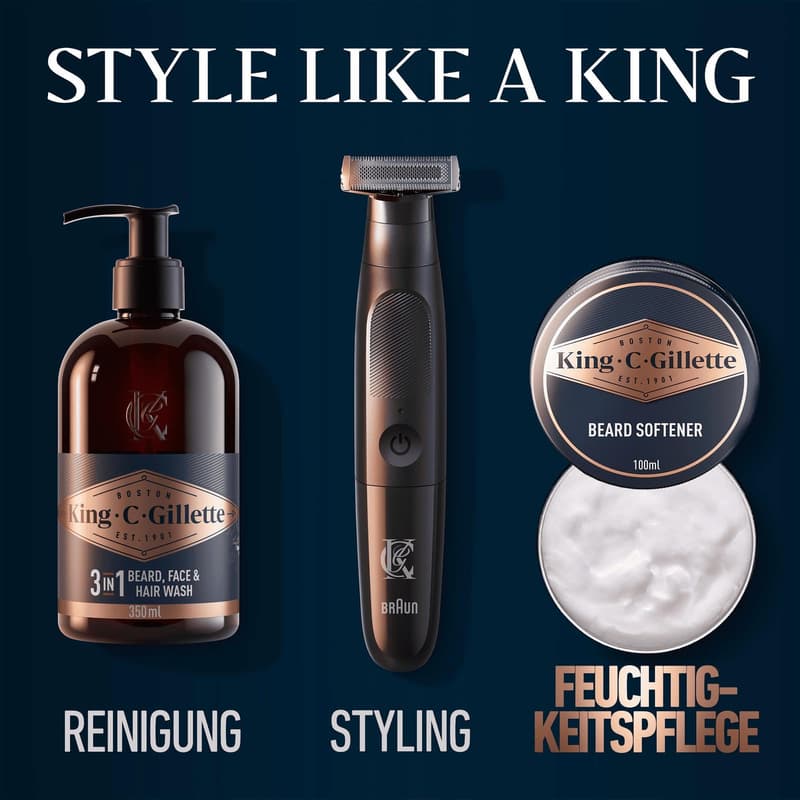 King C. Gillette Bartbalsam für Männer