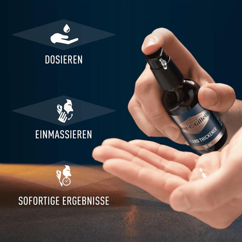 King C. Gillette Bartvolumen-Serum für Männer