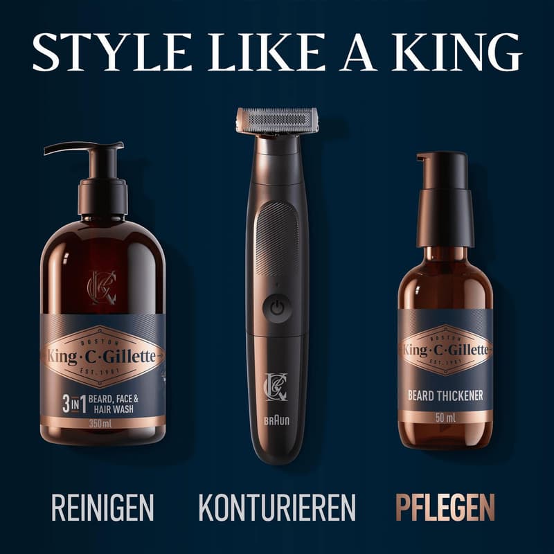 King C. Gillette Bartvolumen-Serum für Männer